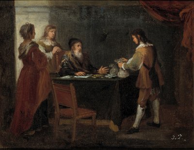 放蕩息子が相続財産を集める 作： Bartolomé Esteban Murillo